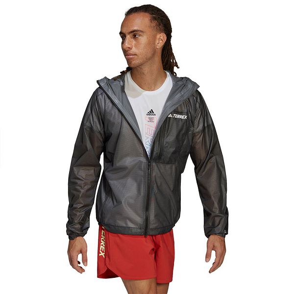 Black Men's Adidas Agr Jackets | 5402183-WZ