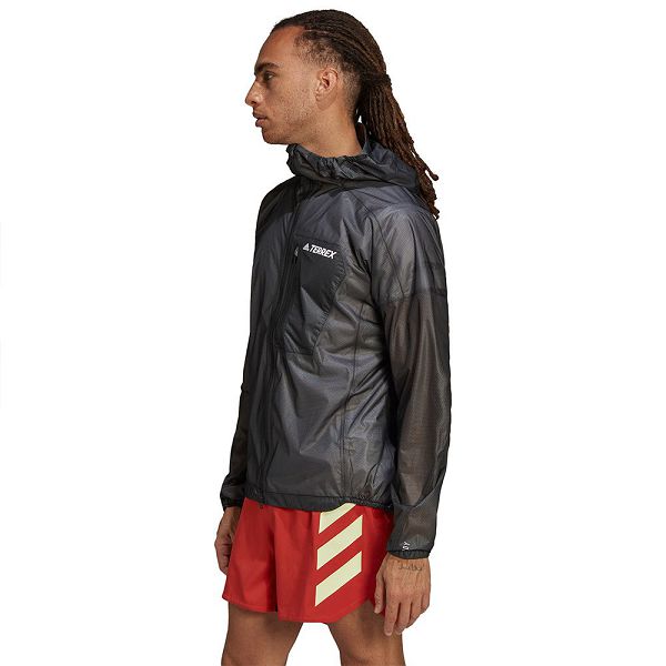 Black Men's Adidas Agr Jackets | 5402183-WZ