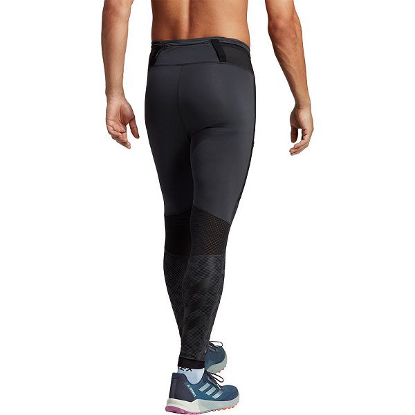 Black Men's Adidas Agr Leggings | 1254079-CM