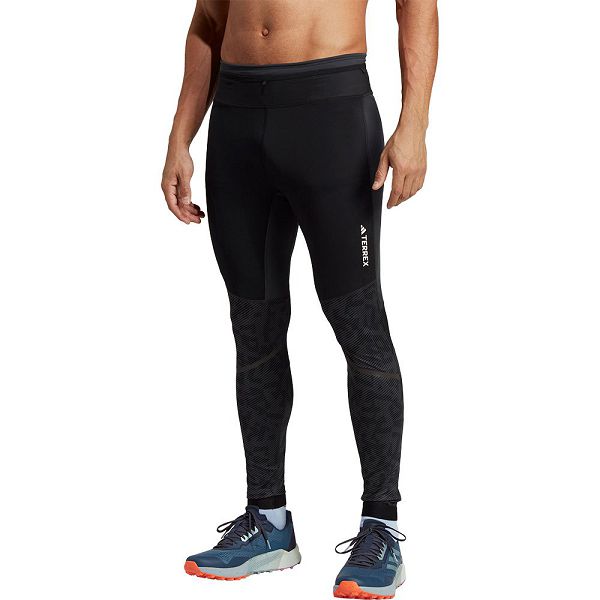 Black Men\'s Adidas Agr Leggings | 1254079-CM