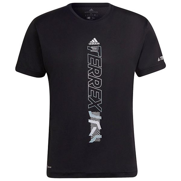 Black Men's Adidas Agravic Short Sleeve T Shirts | 0815947-EV