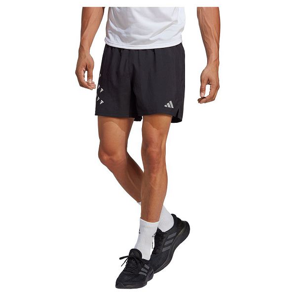 Black Men\'s Adidas Brand Love 5´´ Shorts Pants | 5208943-ZU