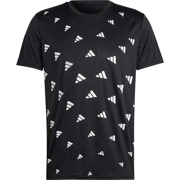 Black Men's Adidas Brand Love Short Sleeve T Shirts | 6352170-IS