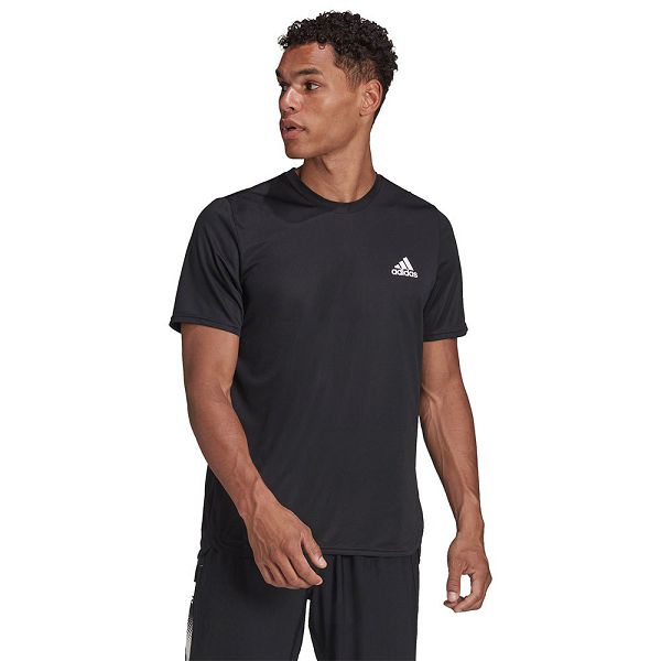 Black Men's Adidas D4M Short Sleeve T Shirts | 5068413-NI