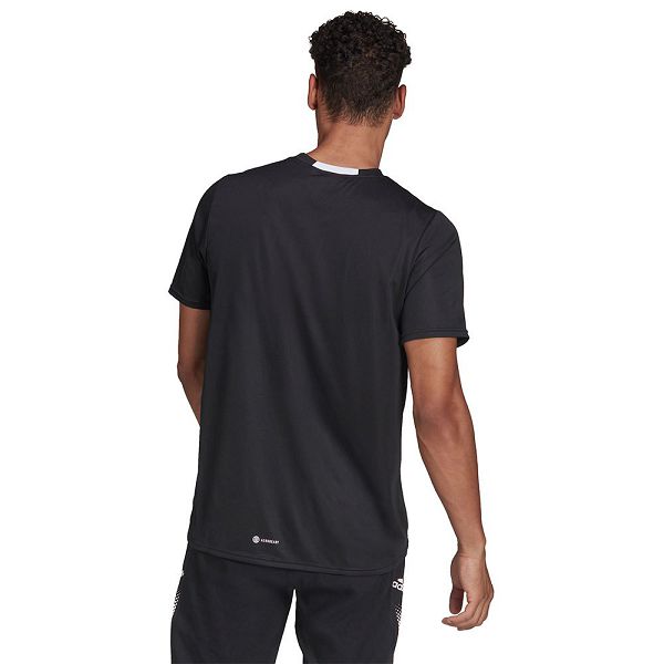 Black Men's Adidas D4M Short Sleeve T Shirts | 5068413-NI