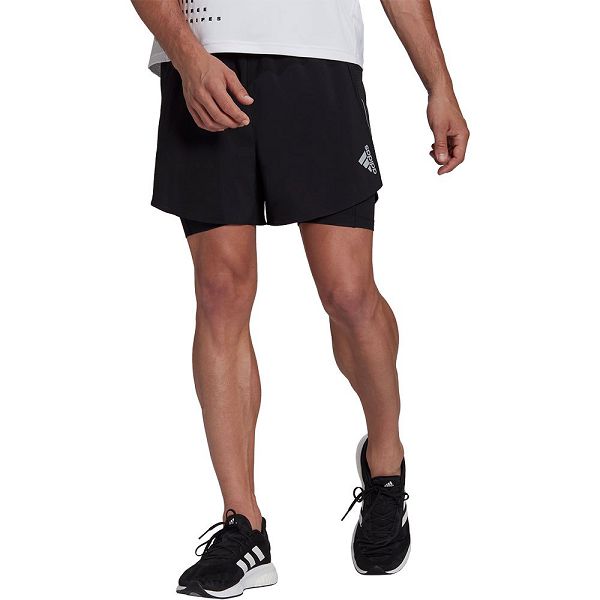 Black Men\'s Adidas D4R 2 In 1 Shorts Pants | 0125398-KZ