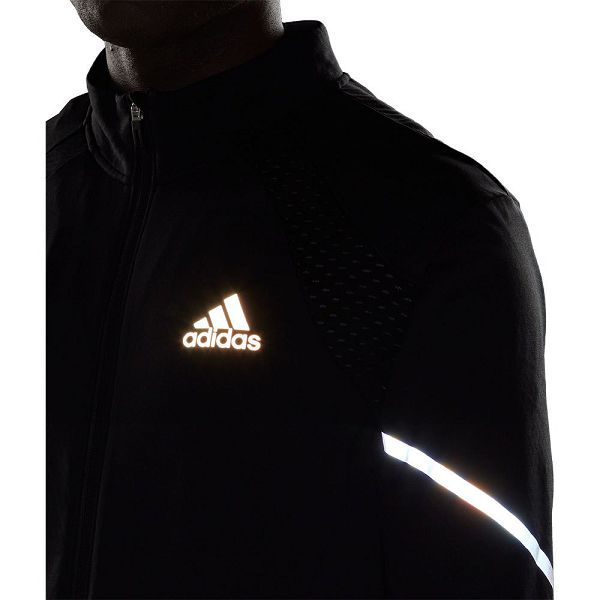 Black Men's Adidas Everydayrun Knit Jackets | 6590238-FY