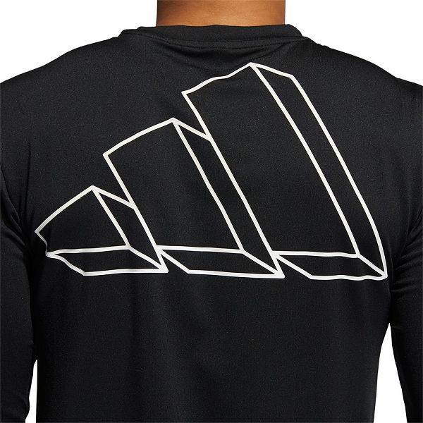 Black Men's Adidas FB Hype Long Sleeve T Shirts | 3169048-TF