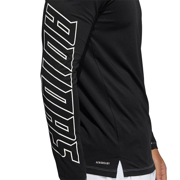 Black Men's Adidas FB Hype Long Sleeve T Shirts | 3169048-TF