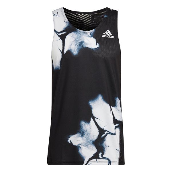 Black Men's Adidas Fast GRX Sleeveless T Shirts | 5273164-EQ