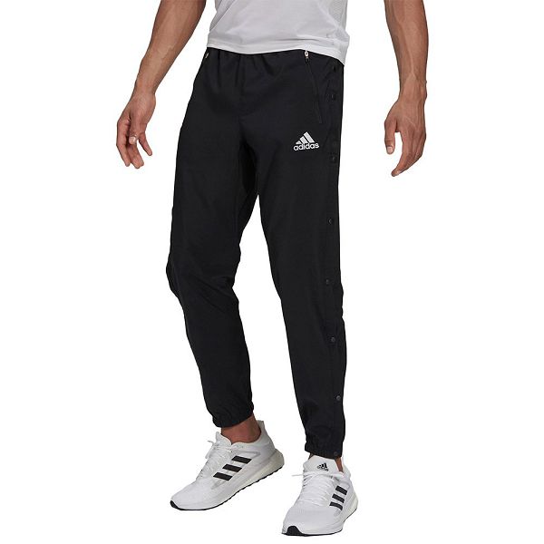 Black Men's Adidas Fast Snap Pants | 0782653-BU