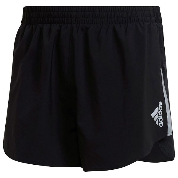 Black Men\'s Adidas Fast Split Shorts Pants | 8392104-JO