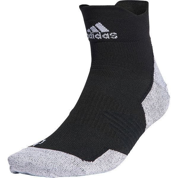 Black Men\'s Adidas Grip Half Socks | 4651820-ZD