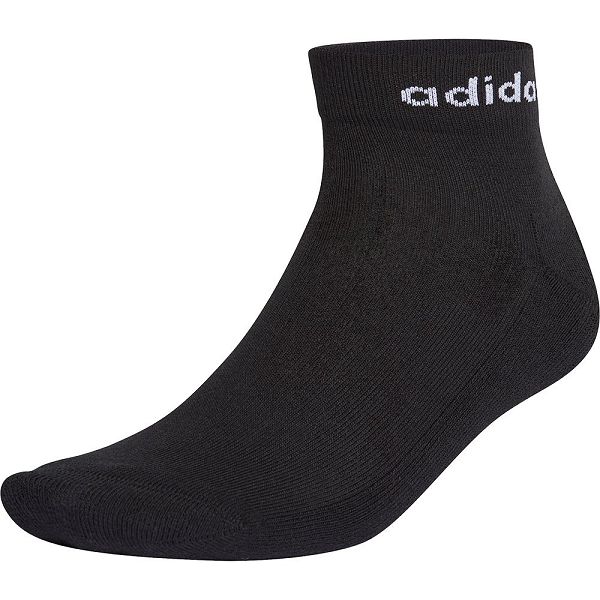 Black Men\'s Adidas HC Ankle 3 Pairs Socks | 8214503-RX