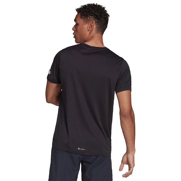 Black Men's Adidas IT Short Sleeve T Shirts | 6035491-GN