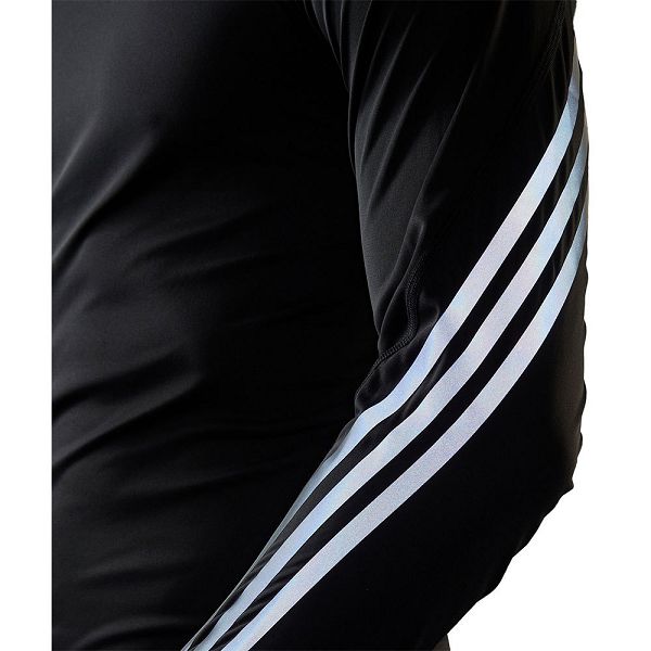 Black Men's Adidas Icon Long Sleeve T Shirts | 3820671-GQ