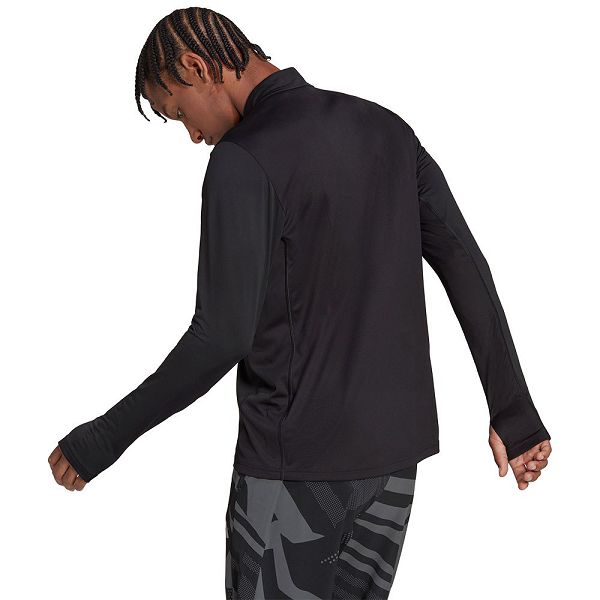 Black Men's Adidas OTR Long Sleeve T Shirts | 5627480-ZU