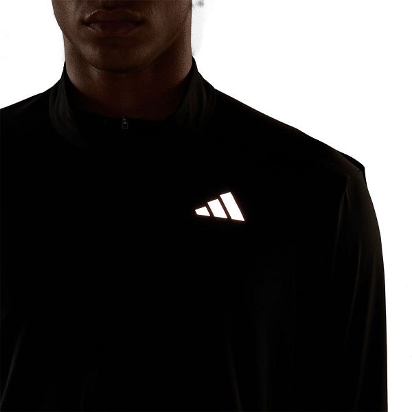 Black Men's Adidas OTR Long Sleeve T Shirts | 5627480-ZU