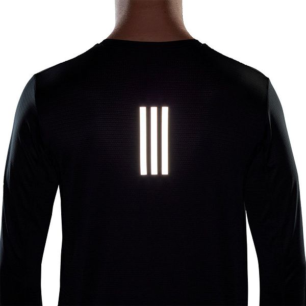 Black Men's Adidas OTR Long Sleeve T Shirts | 6914783-DR