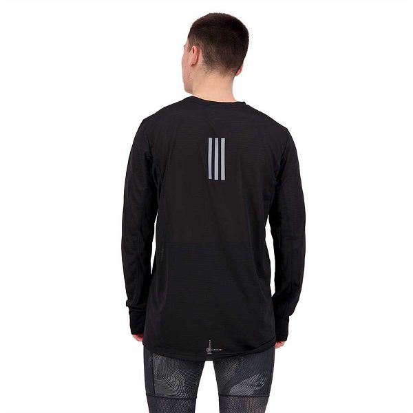 Black Men's Adidas OTR Long Sleeve T Shirts | 8567230-AZ