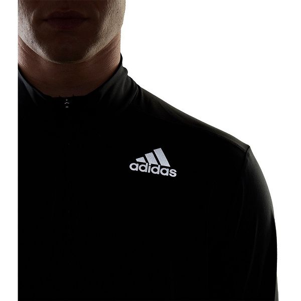 Black Men's Adidas OTR Victory Long Sleeve T Shirts | 0478395-RU