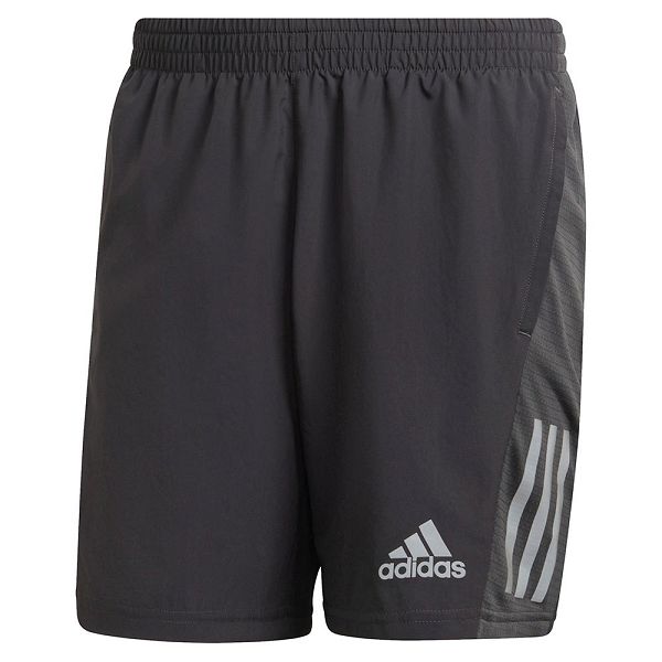 Black Men\'s Adidas OWN The Run 5´´ Shorts Pants | 1243098-KO