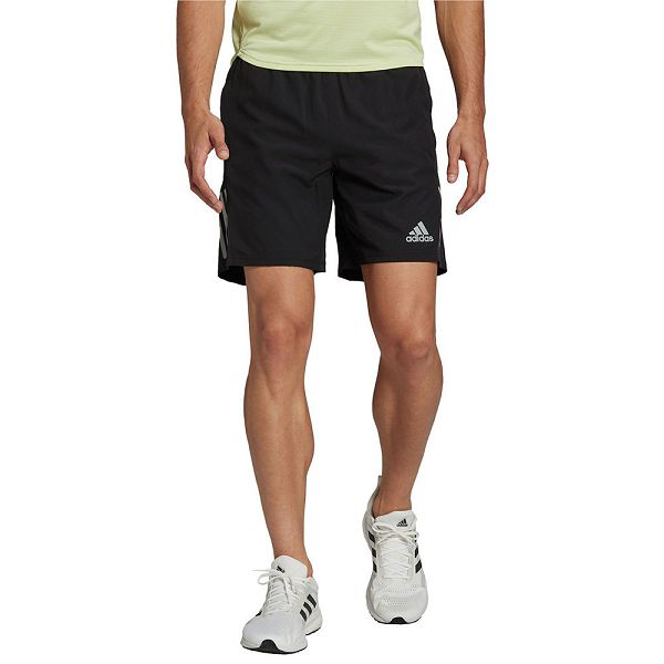 Black Men's Adidas OWN The Run 5´´ Shorts Pants | 3897540-LA