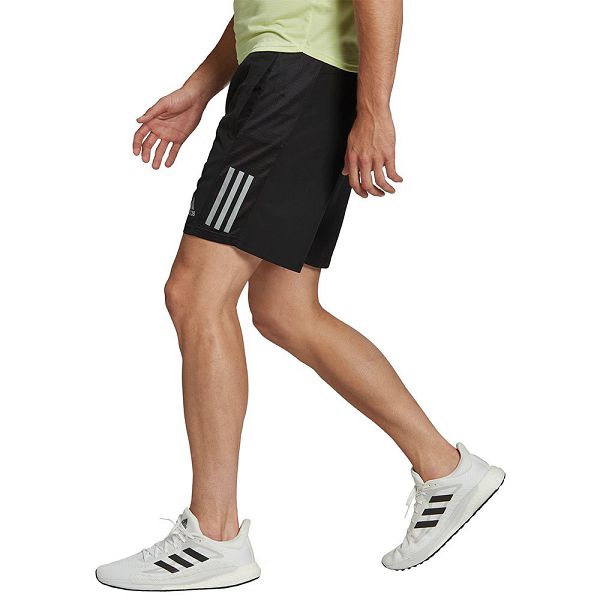 Black Men's Adidas OWN The Run 5´´ Shorts Pants | 3897540-LA