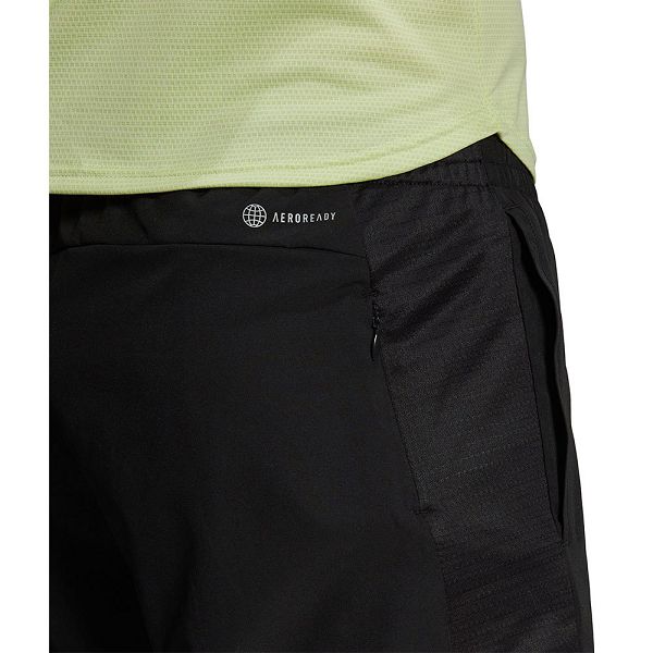 Black Men's Adidas OWN The Run 5´´ Shorts Pants | 3897540-LA