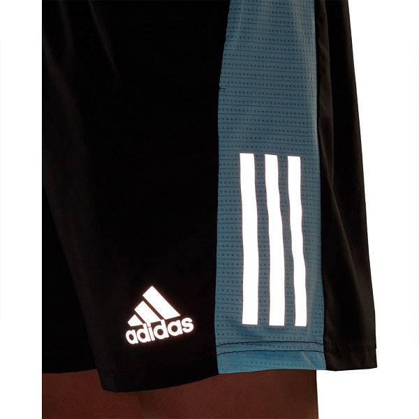 Black Men's Adidas OWN The Run 5´´ Shorts Pants | 9032657-SF