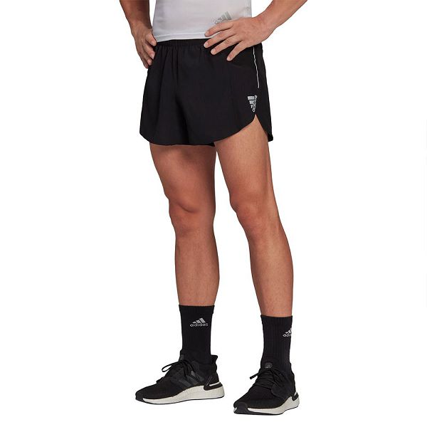 Black Men's Adidas Otr Split Shorts Pants | 8729015-WN