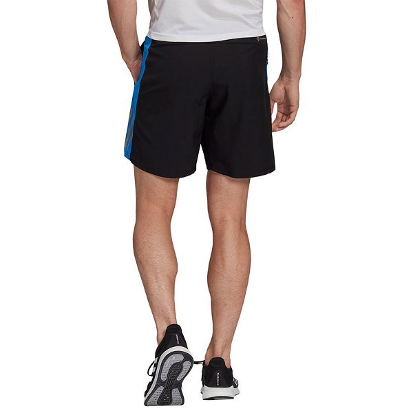 Black Men's Adidas Own The Run 9´´ Shorts Pants | 1520689-BW