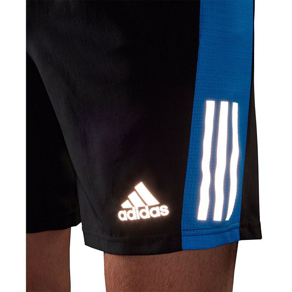 Black Men's Adidas Own The Run 9´´ Shorts Pants | 1520689-BW