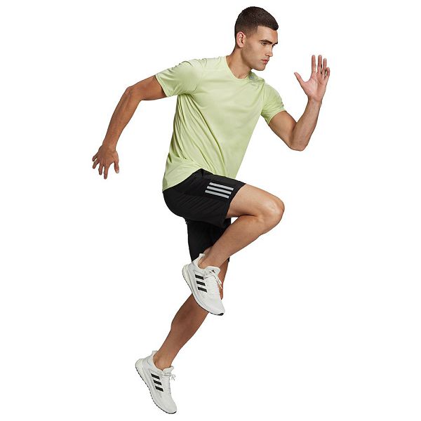 Black Men's Adidas Own The Run 9´´ Shorts Pants | 4907183-DJ