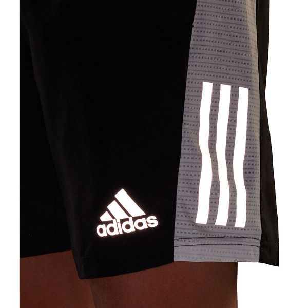 Black Men's Adidas Own The Run 9´´ Shorts Pants | 7629813-DR