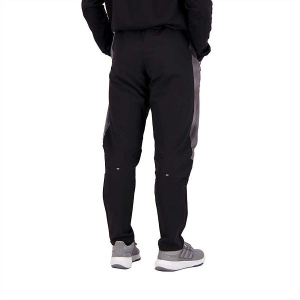 Black Men's Adidas Own The Run Colorblock Joggers Pants | 4298075-BD