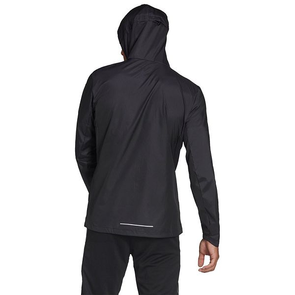 Black Men's Adidas Own The Run H58592 Jackets | 9820153-EK