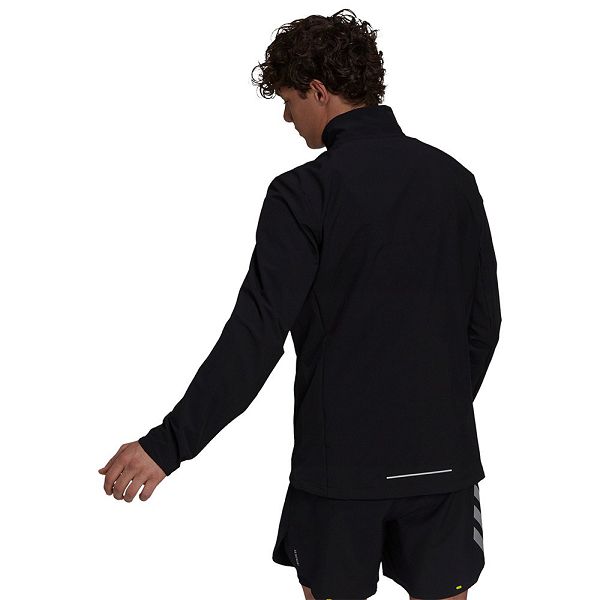 Black Men's Adidas Own The Run Jackets | 9328645-CN