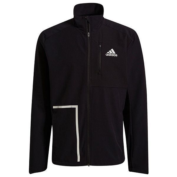 Black Men\'s Adidas Own The Run Jackets | 9328645-CN