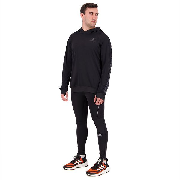 Black Men's Adidas Own The Run Leggings | 5268349-XK