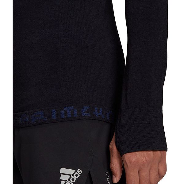 Black Men's Adidas PK Midlayer Sweatshirts | 9451082-OW