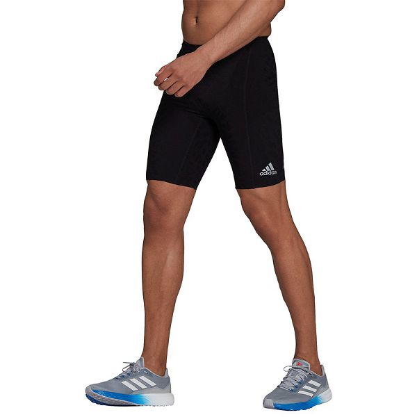 Black Men's Adidas Primeweave Short Leggings | 1624509-LT