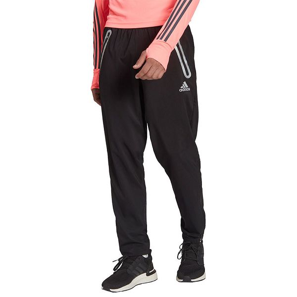 Black Men's Adidas Reflective Pants | 2967801-TS