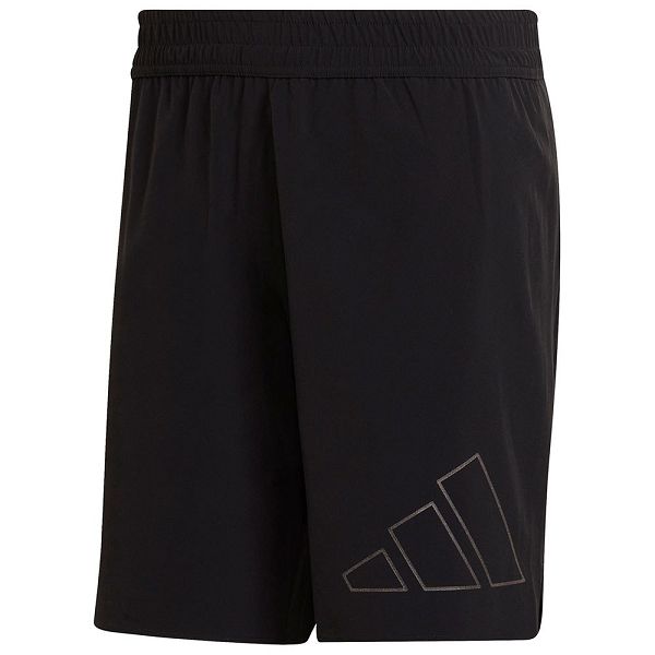 Black Men\'s Adidas Run Icon 3 Bars 7´´ Shorts Pants | 2483560-LQ