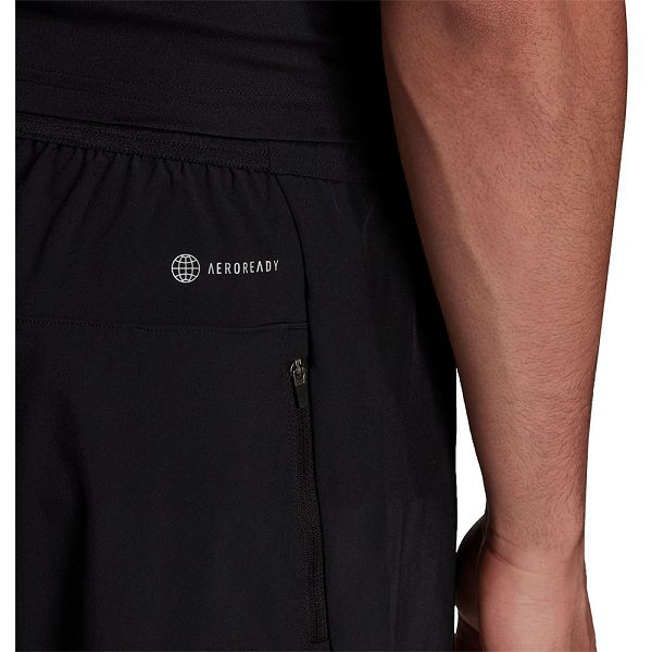 Black Men's Adidas Run Icon 3 Bars 9´´ Shorts Pants | 0748396-IW