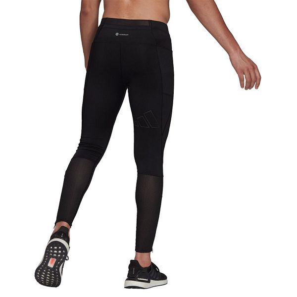 Black Men's Adidas Run Icons Leggings | 5472083-IF