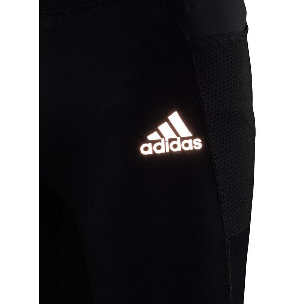 Black Men's Adidas Run Icons Leggings | 5472083-IF