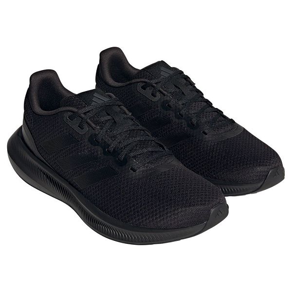 Black Men's Adidas Runfalcon 3.0 Wide Running Shoes | 0328759-KY