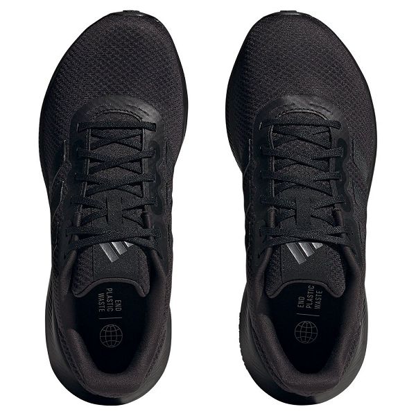 Black Men's Adidas Runfalcon 3.0 Wide Running Shoes | 0328759-KY