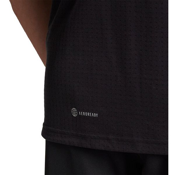 Black Men's Adidas Signature Short Sleeve T Shirts | 9251478-IR